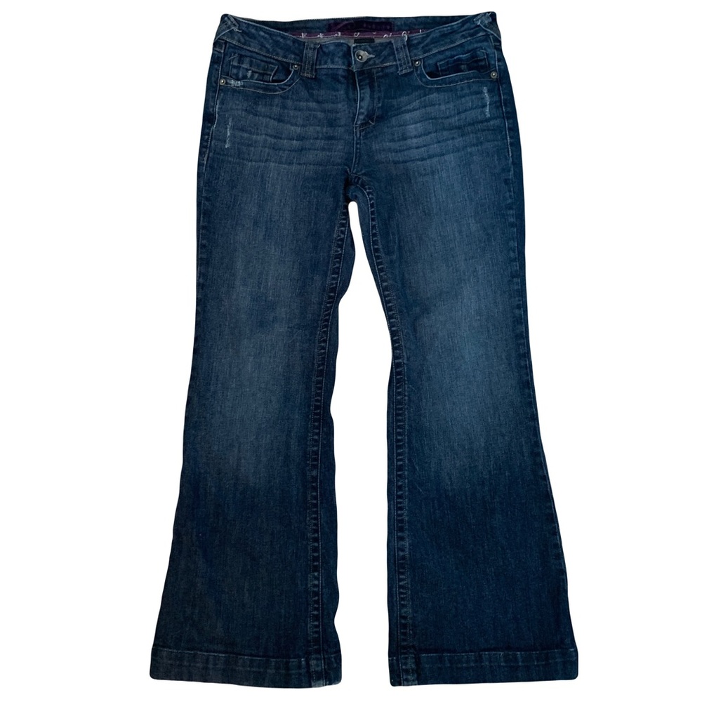 Flare refuge blue jeans